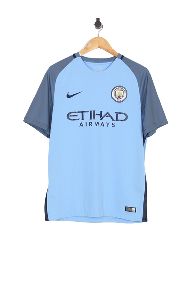 2016/17 Manchester City Home Football Shirt - M