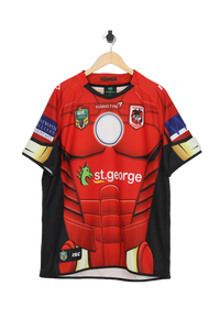 2015 St George Illawarra Dragons Marvel Ironman NRL Jersey - XXL