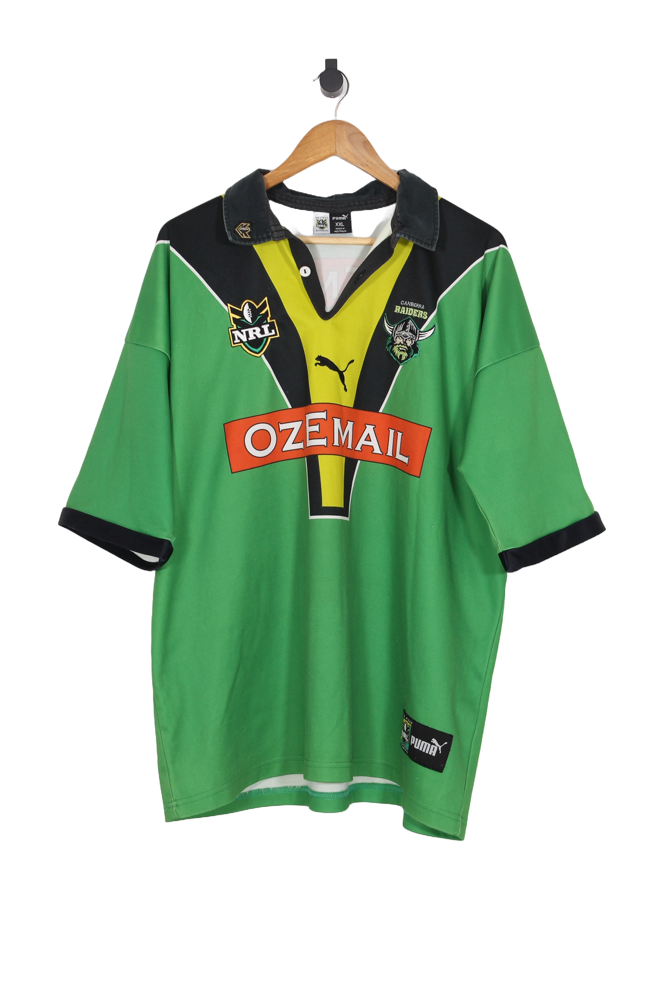 Vintage 2000 Canberra Raiders Home NRL Jersey - XXL