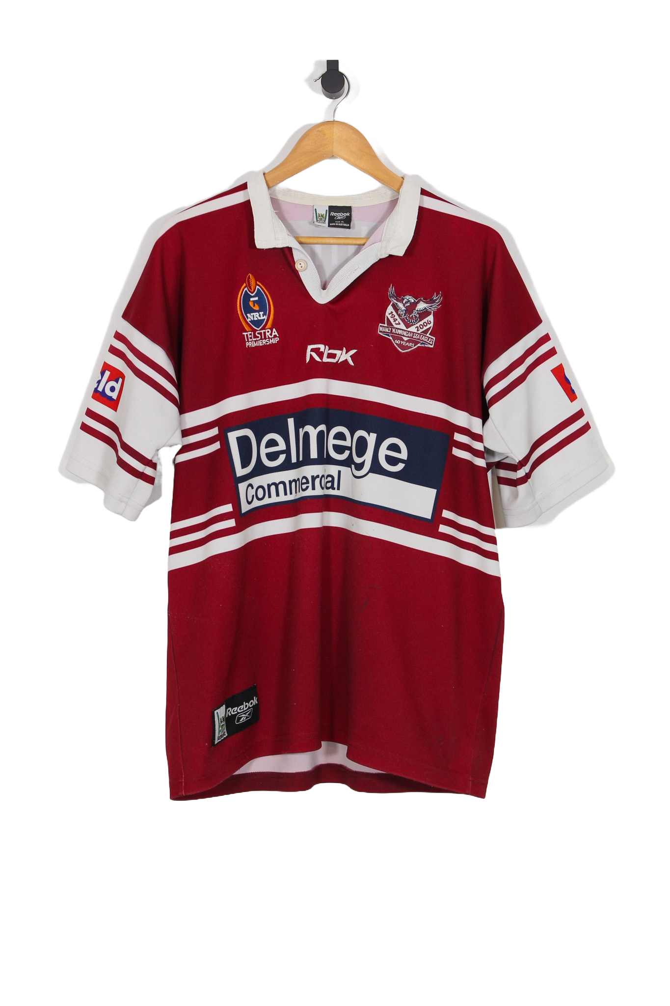 2006 Manly Sea Eagles 60 Years Home NRL Jersey - XL