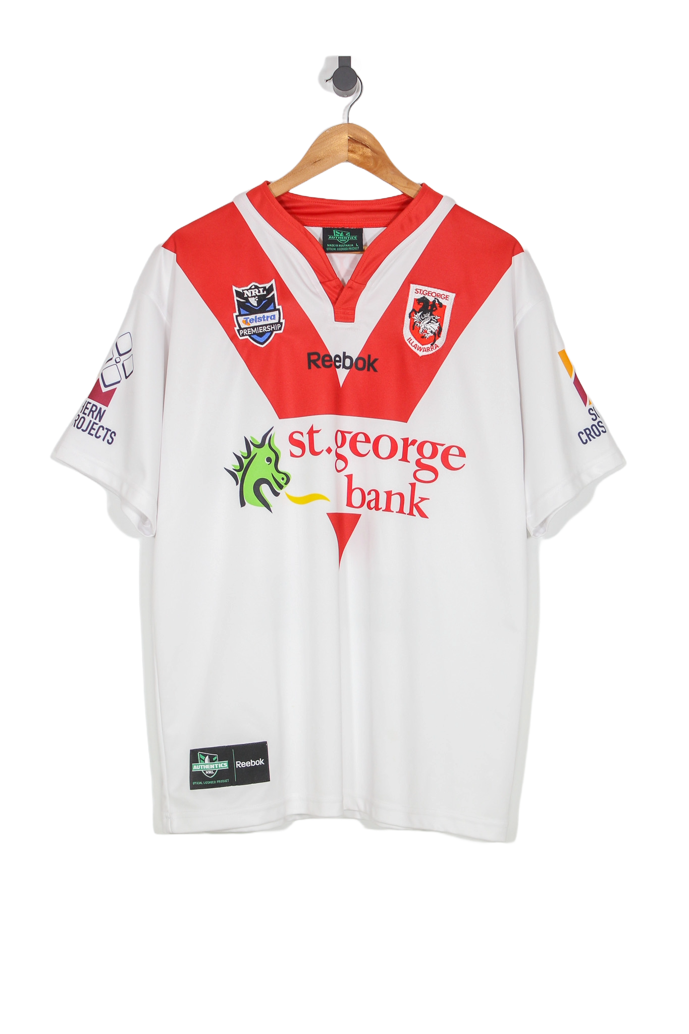 2012 St George Illawarra Dragons Home NRL Jersey - XL