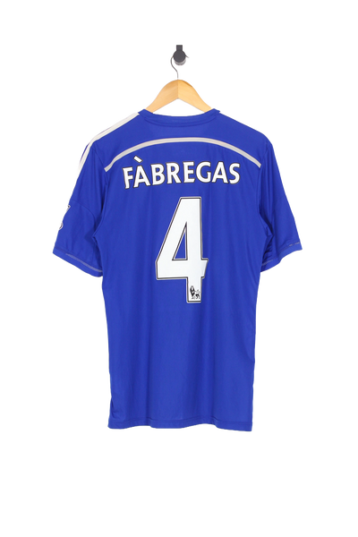 2014/15 Chelsea ADIZERO Home Football Shirt #4 Fàbregas - L