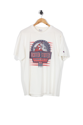 Vintage 2000 USA Basketball Champion Olympics T-Shirt - L