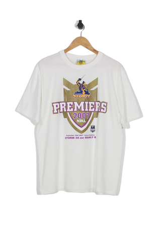 2007 Melbourne Storm Premiers NRL T-Shirt - L