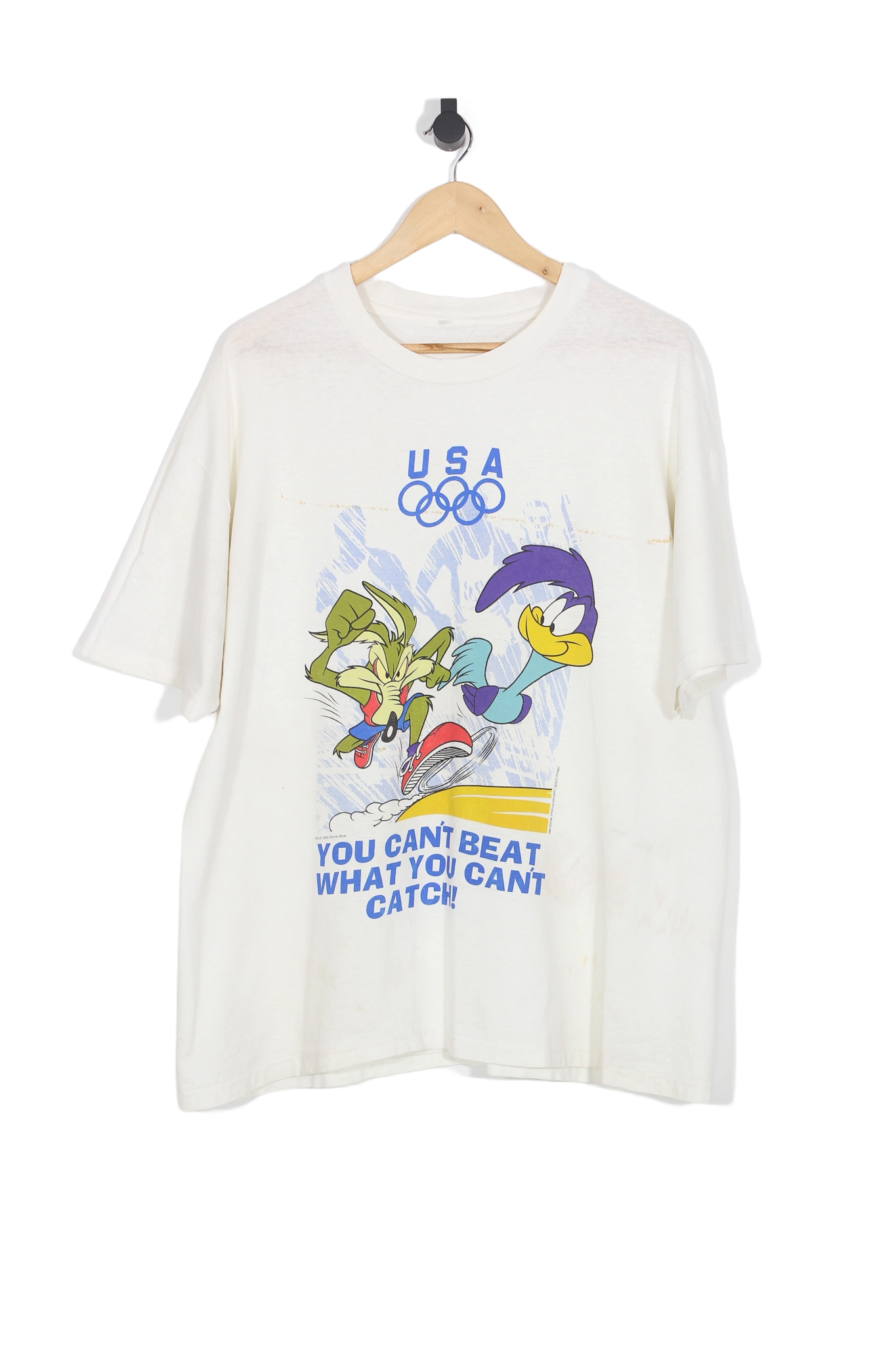 Vintage Looney Tunes Olympics T-Shirt - XL Oversized