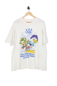 Vintage Looney Tunes Olympics T-Shirt - XL Oversized