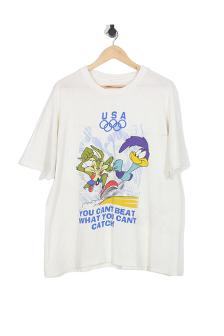 Vintage Looney Tunes Olympics T-Shirt - XL Oversized