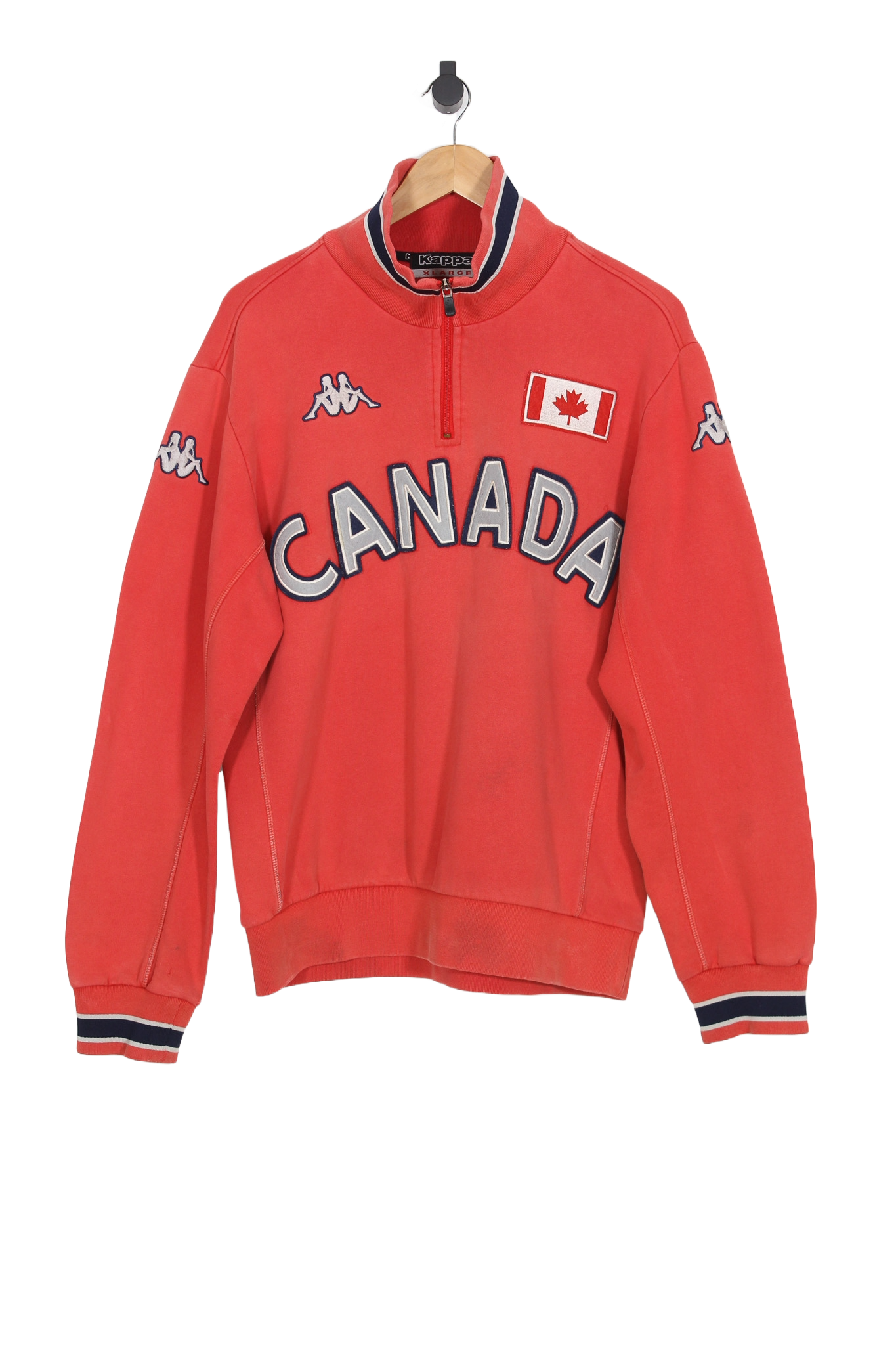 Vintage Canada Kappa 1/4 Zip Sweater - XL