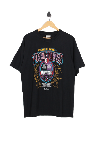 Vintage 2003 Penrith Panthers NRL Premiers T-Shirt - L