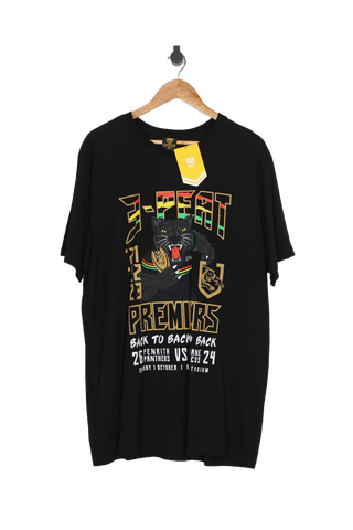 2023 Penrith Panthers 3-Peat Premiers NRL T-Shirt - XL