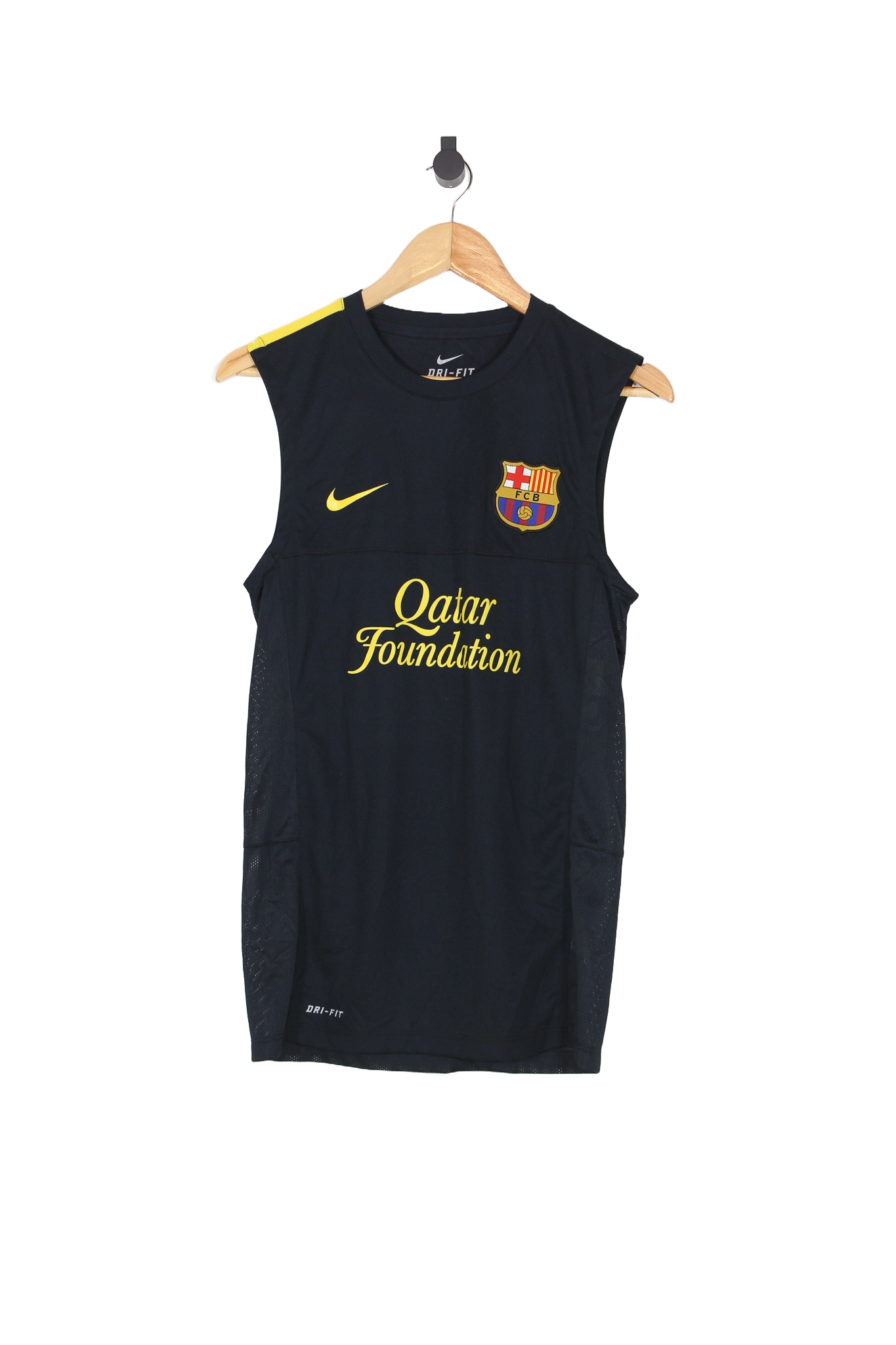 2012 Barcelona Sleeveless Training Football Shirt - S