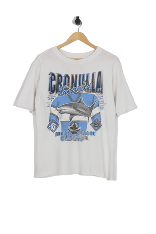 Vintage Cronulla Sharks NRL T-Shirt - L