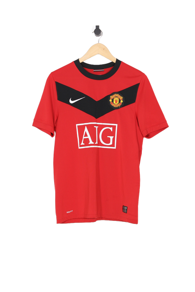 2009/10 Manchester United Home Football Shirt - S