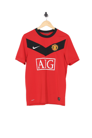 2009/10 Manchester United Home Football Shirt - S