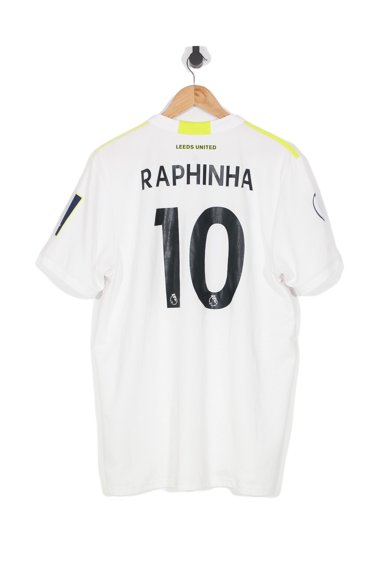 2021/22 Leeds United Home Football Shirt #10 Raphinha - XL