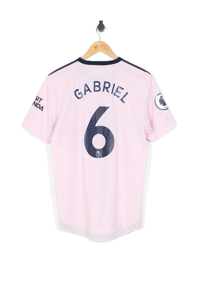 2022/23 Arsenal Third Football Shirt #6 Gabriel - M