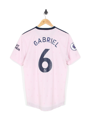 2022/23 Arsenal Third Football Shirt #6 Gabriel - M