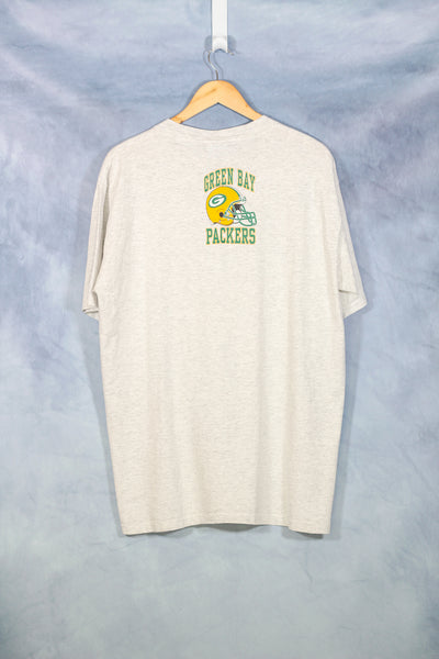 Vintage Green Bay Packers Helmet NFL T-Shirt - XL