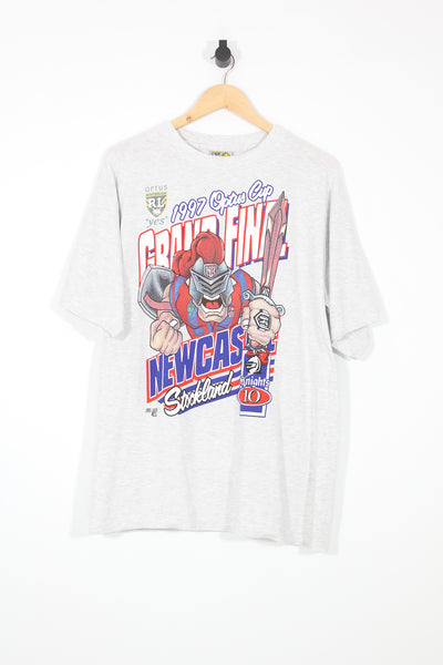 Vintage 1997 Newcastle Knights NRL Grand Final T-Shirt - L
