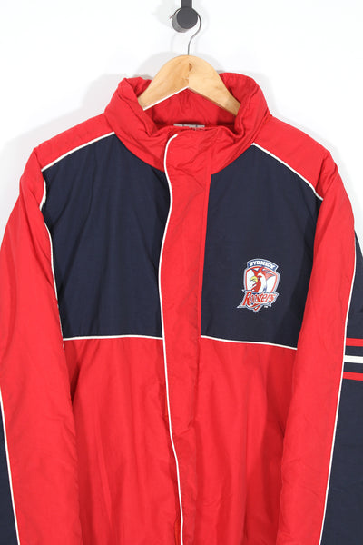 Vintage Sydney Roosters NRL Puffer Jacket - L