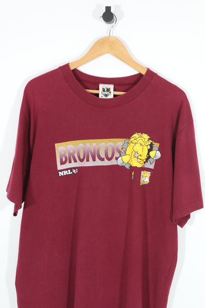 Vintage 1990's Brisbane Broncos NRL T-Shirt - XL