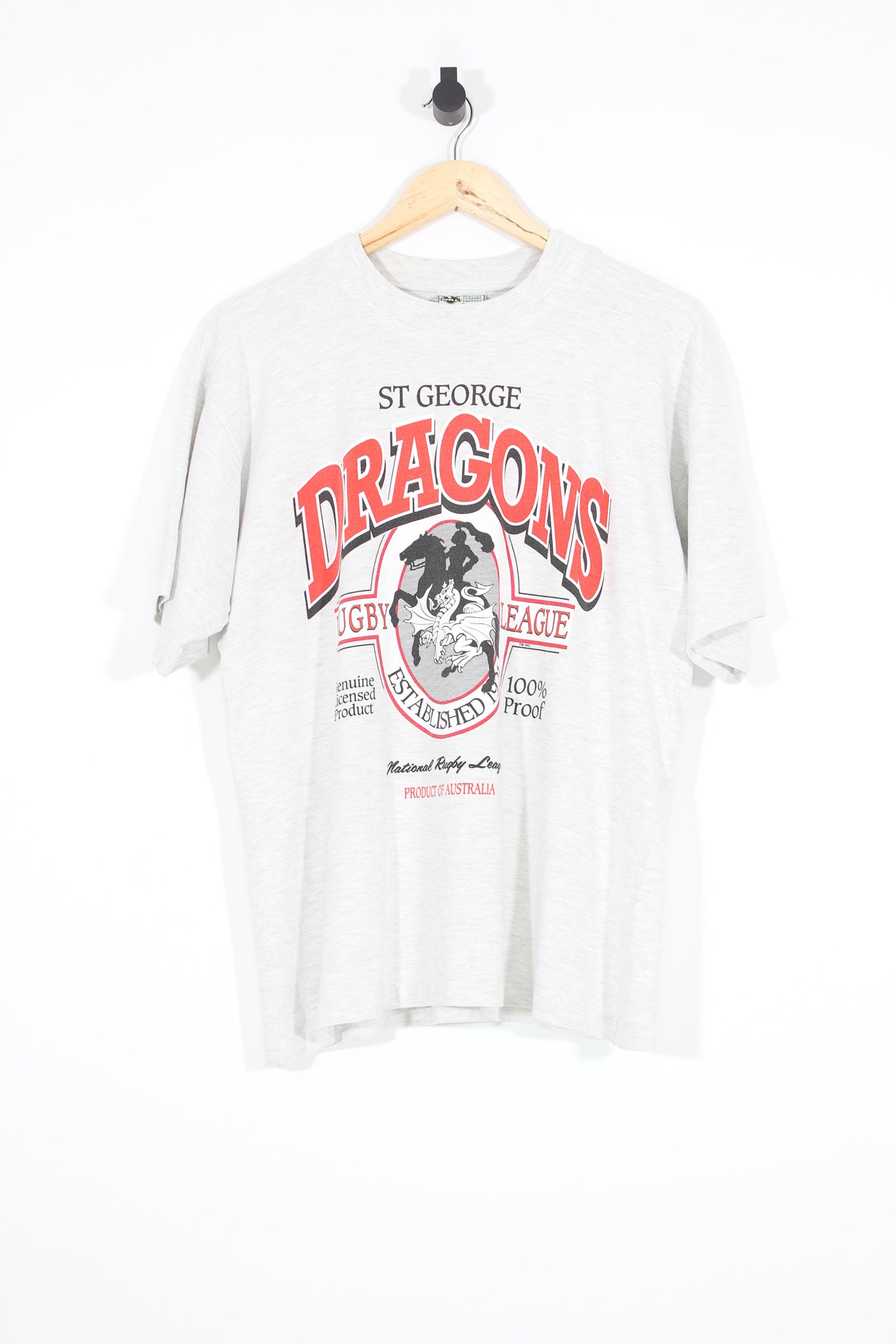 Vintage 1990's St. George Illawarra Dragons NRL T-Shirt - L