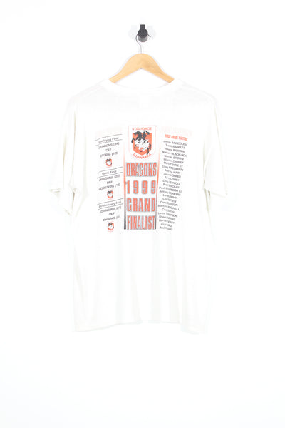 Vintage 1999 St. George Illawarra Dragons NRL Grand Finalist T-Shirt - L Oversized (boxy)