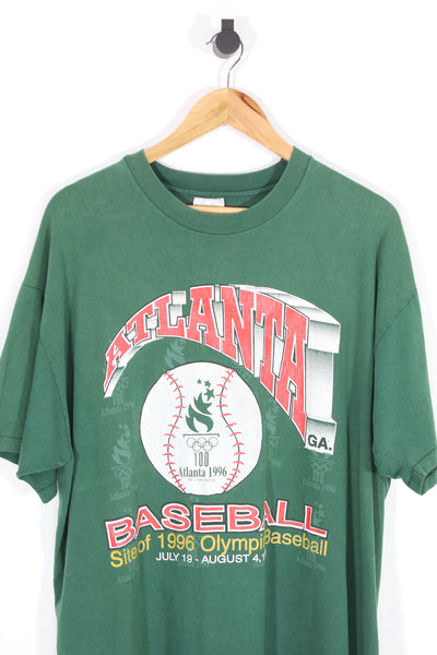 Vintage 1996 Atlanta Olympics Baseball T-Shirt - XL