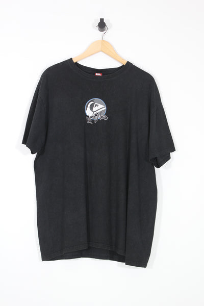 Vintage Quiksilver Black T-Shirt - XL