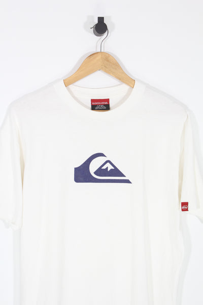 Vintage Quiksilver White T-Shirt - L