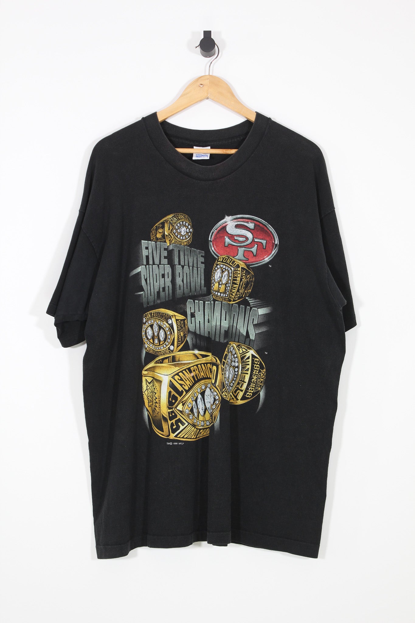 San Francisco 49ers 1995 5 Time Super Bowl Champions NFL T-Shirt - XL – The  Vintage Store