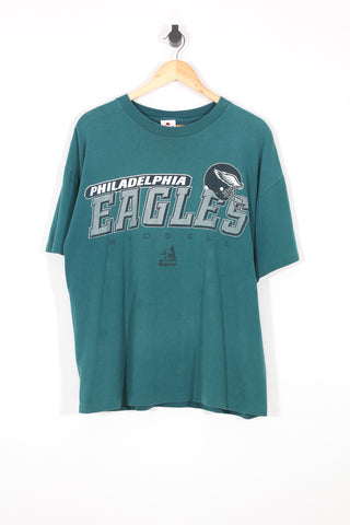 Vintage 90s Philadelphia Eagles Vince Papale Black Tee NFL T shirt XL