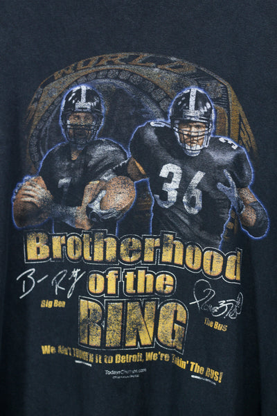 2006 Pittsburgh Steelers Brotherhood Of The Ring NFL T-Shirt - XL